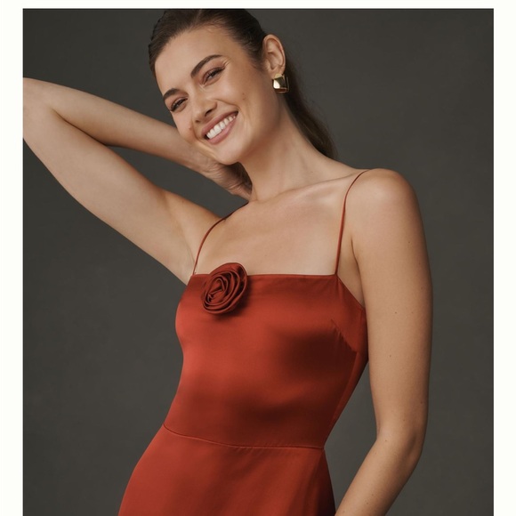 NWT Reformation Frankie Silk Dress - Picture 3 of 12